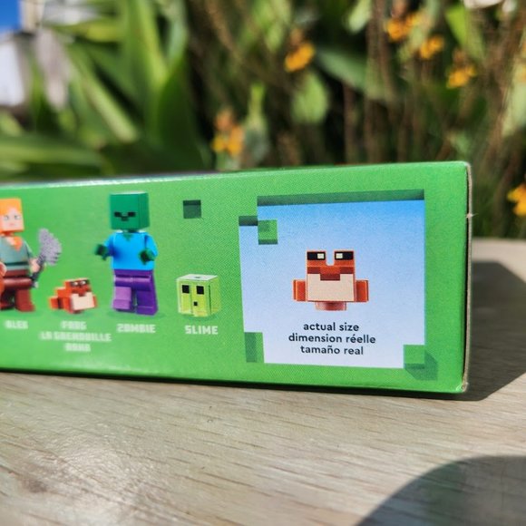 NEW LEGO MINECRAFT SWAMP ADVENTURE 21240  Zombie Alex Frog Slime Building Set - Picture 5 of 10